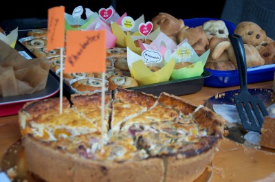 Kuchenverkauf auf dem Singener Wochenmarkt